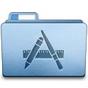 Blue Applications Icon 128x128 png